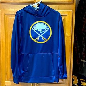 Buffalo Sabres sweatshirt and Buffalo Sabres Ennis jersey